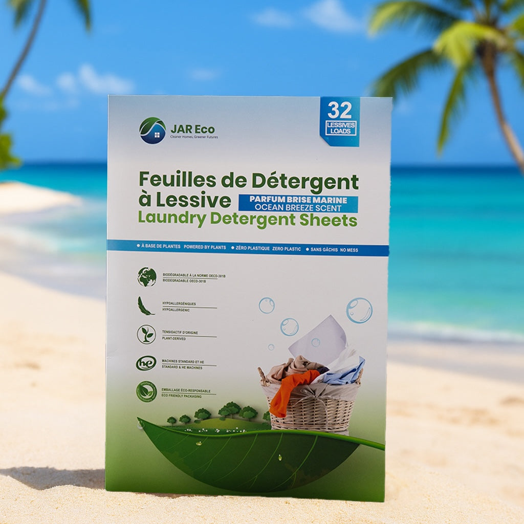 Feuilles de Détergent à Lessive Brise Océane