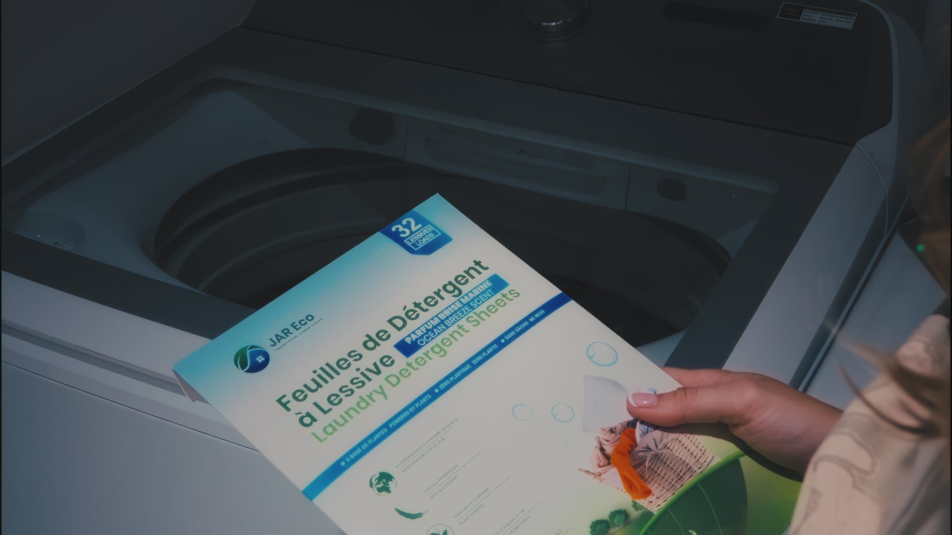 Jar Eco Laundry Sheets - Scent Free or Ocean Breeze